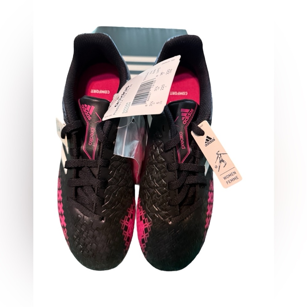 Adidas Predito LZ TRX FG W Soccer Cleats Black Pink US 5 New Box 2012-13